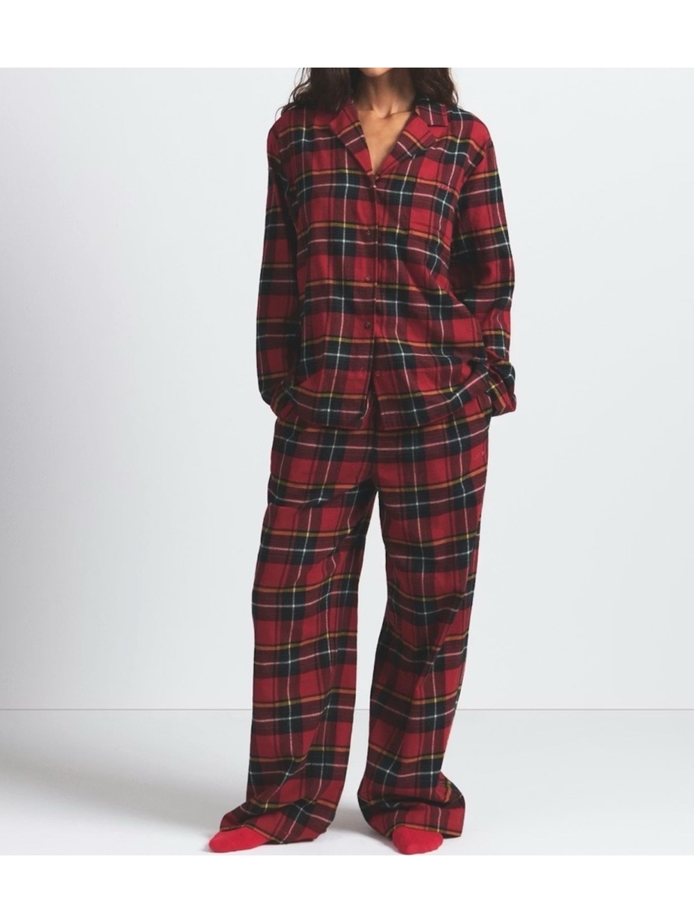 Skims Flannel Sleep set